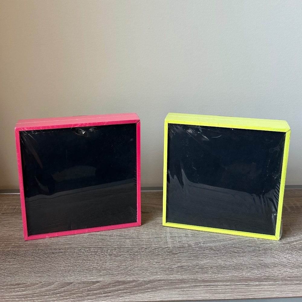 Chalk Board Storage Boxes New Unopened
